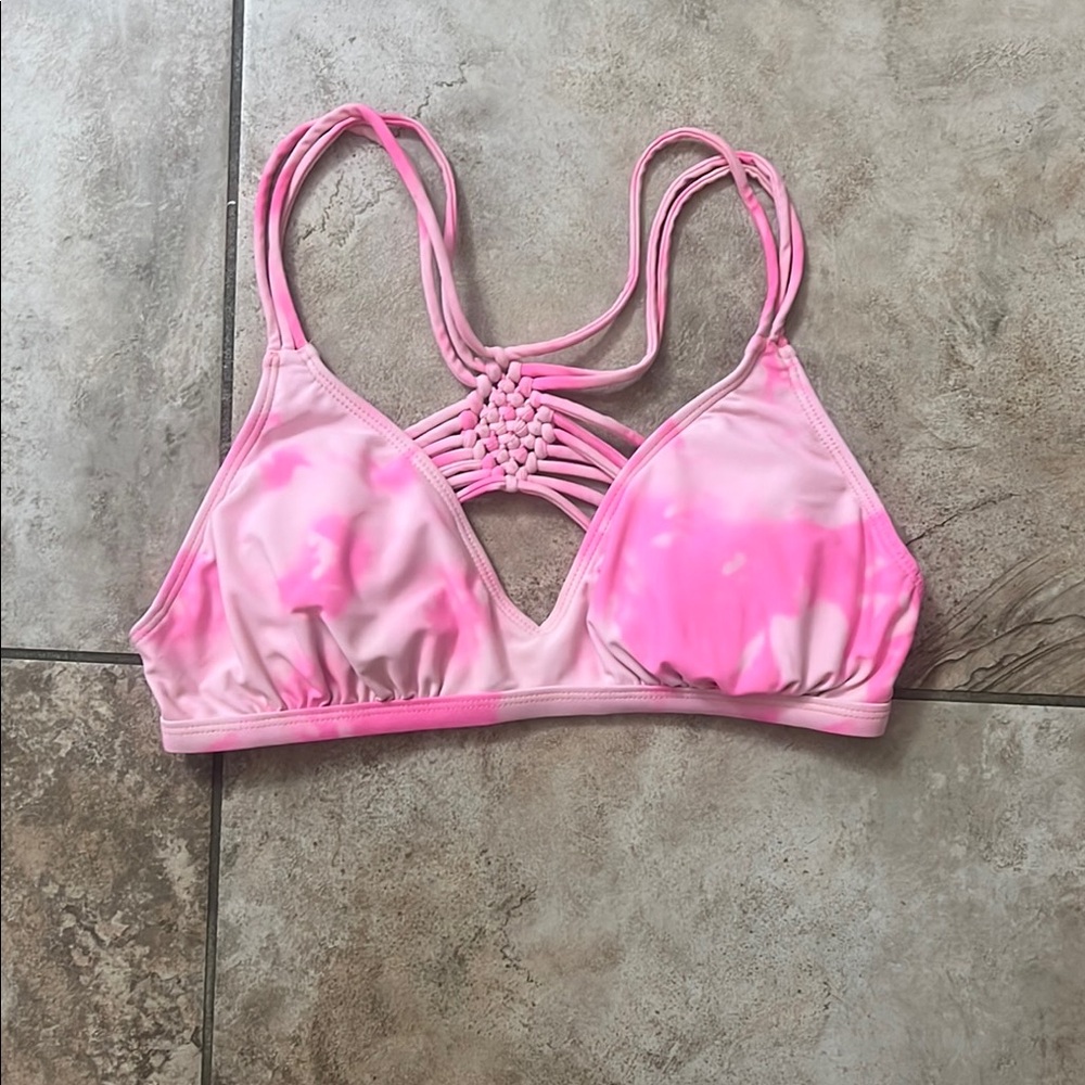 Pink Strappy Women's Bralette